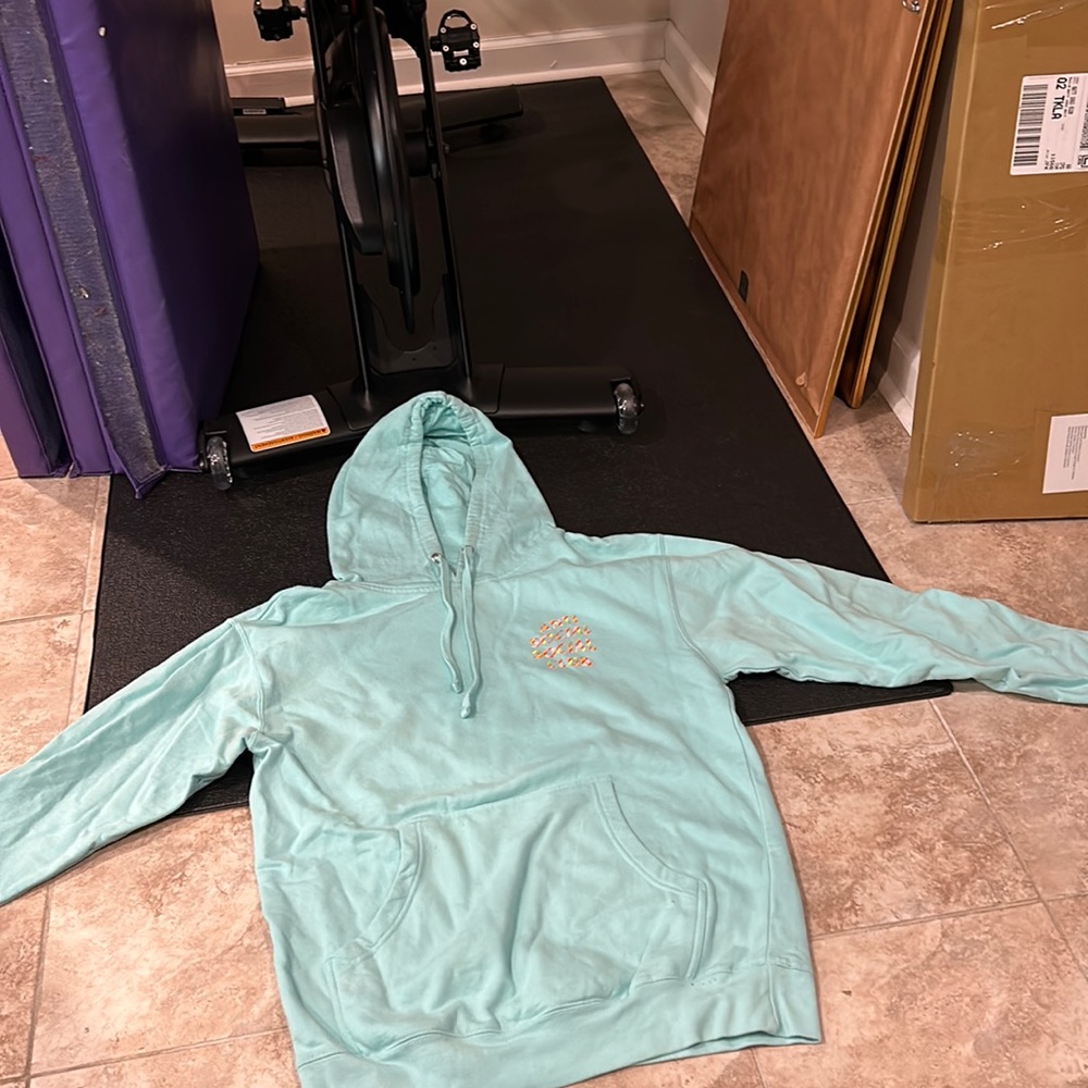 Anti social social club hoodie, size medium, blue